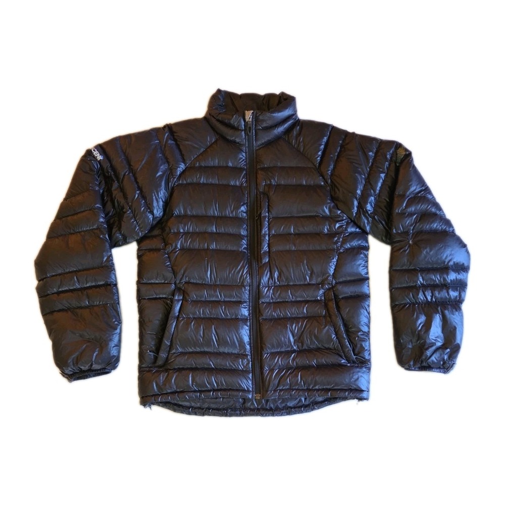 EMS Eastern Mountain Sports Mens Goose Down Puffer Jacket Sz S Quilted Packable